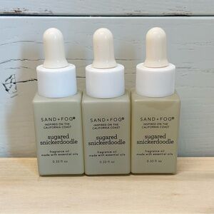 Sand + Fog Sugared Snickerdoodle Diffuser Oil Set 3x  Home Fragrance 10mL  NWOB